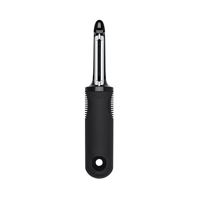 Self-sharpening potato peeler