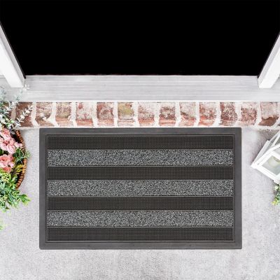 Likewise Matting Cactus Grey Outdoor Doormat 75 x 45cm image(3)