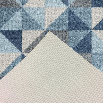 Likewise Matting Recylon Mayfair Geometric Ice Blue Mat 75 x 50cm image(3)