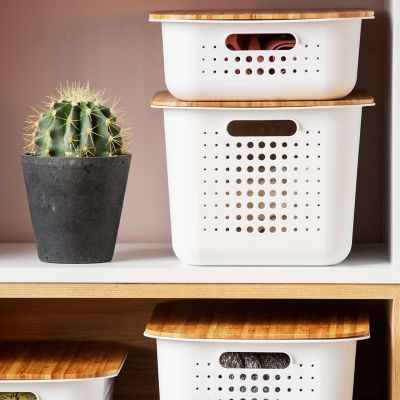 SmartStore Eco Bamboo Basket Lid image(3)