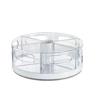 3 Tier Stackable Clear Plastic Case with Removable Dividers - Caddy Bay  Collection