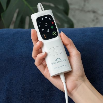 Dreamland Velvety Electric Heated Throw Navy 120 x 160cm image(3)