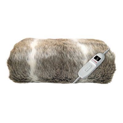 StaySnug Faux Fur Heated Throw Lakeland