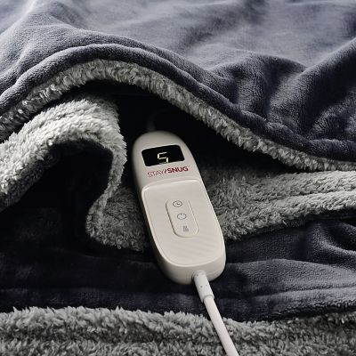 StaySnug Sherpa XL Heated Throw Charcoal image(6)