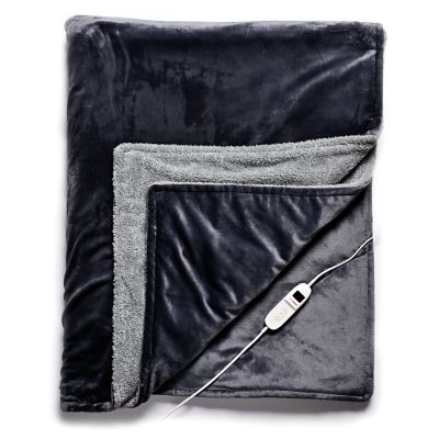 StaySnug Sherpa XL Heated Throw Charcoal image(7)