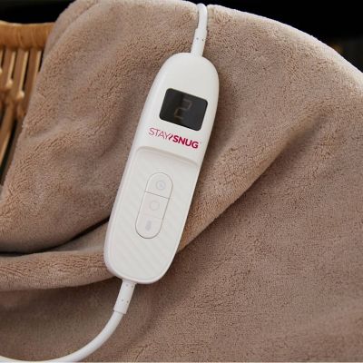 StaySnug Velvety Taupe Heated Throw image(3)