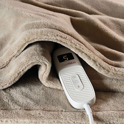 StaySnug Velvety Taupe Heated Throw image(6)