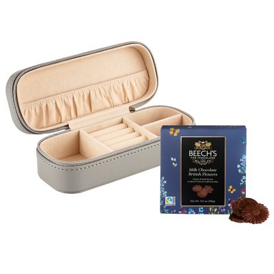 Lakeland Travel Jewellery Case and Chocolate Gift Bundle | Lakeland