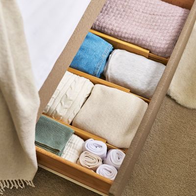 Lakeland Bamboo Drawer Dividers Set of 4 image(3)