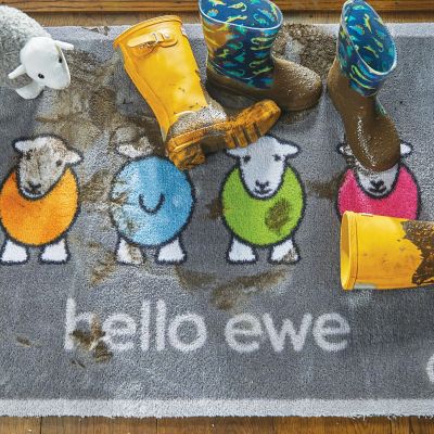 Hug Rug ‘Hello Ewe’ Herdy Doormat image(4)