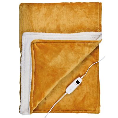 StaySnug Sherpa Mustard Heated Throw image(3)