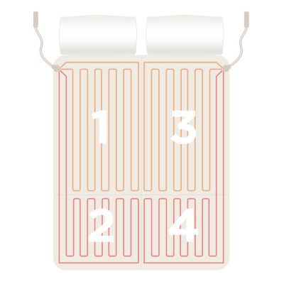 StaySnug 4-Zone King Size Heated Underblanket – Dual Control image(3)