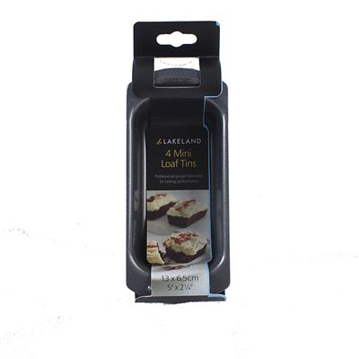Lakeland 4 Mini Loaf Tins alt image 6