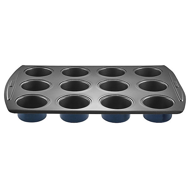 12-hole Non-stick Mini Sandwich Cake Tin with Loose Bases for Easy Release Cheesecakes Bakeware 1pc for Cakes 