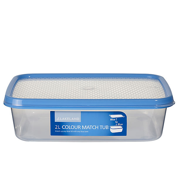 2L Colour Match Lidded Food Storage Container image(1)