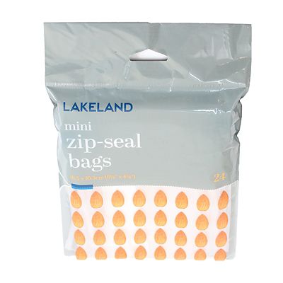 24 Lakeland Zip-Seal Freezer Bags 16.5 x 10.5cm image(3)
