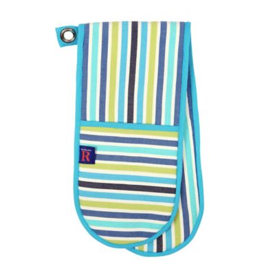 Regatta Blue Stripe Double Oven Glove image()