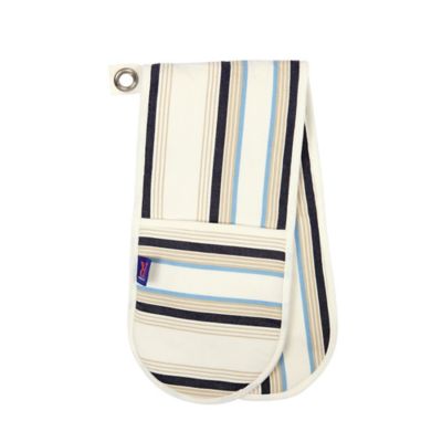 Regatta Cream Stripe Double Oven Glove image()