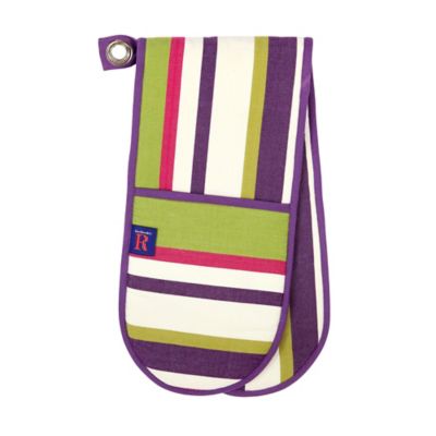 Regatta Purple Stripe Double Oven Glove image()