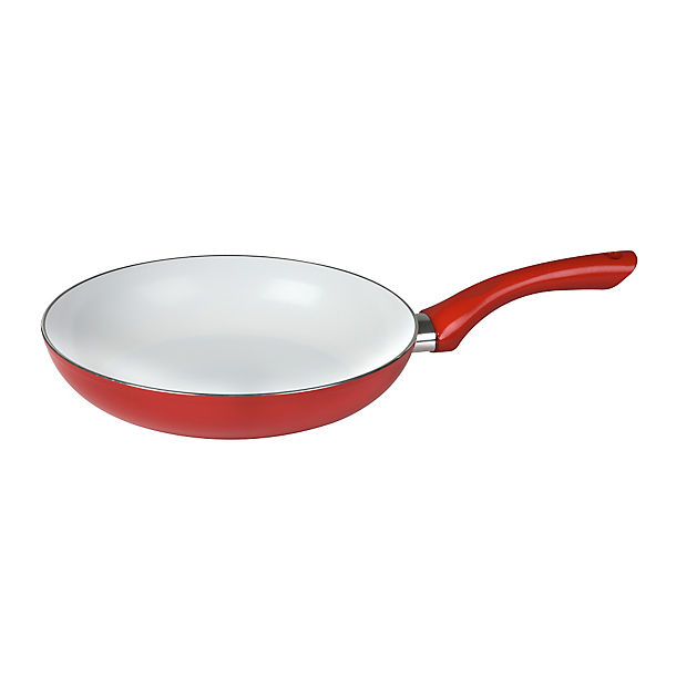 28cm Red Ceramic Fry Pan image()