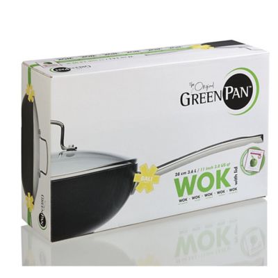 Green Pan 28cm Lidded Wok image(3)