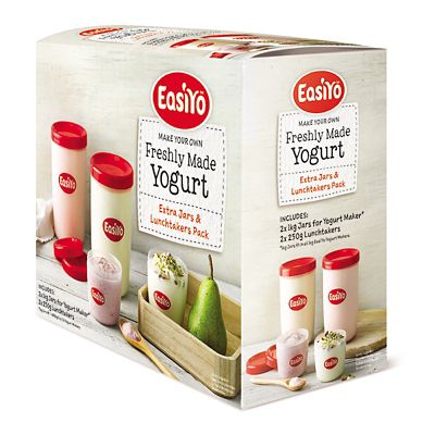 EasiYo Yoghurt Maker 2 1kg Jars and 2 Lunch Takers image(3)