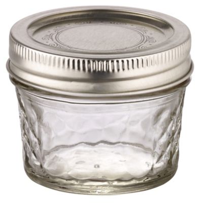 4 Ball Regular Mouth Quilted Crystal Mason Preserving Jars 135ml image(3)