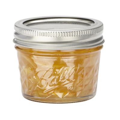 4 Ball Regular Mouth Quilted Crystal Mason Preserving Jars 135ml image(4)