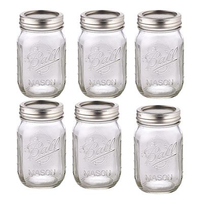 Ball Wide Mouth 16 Oz Nesting Mason Jar (4-Pack) - Baller Hardware