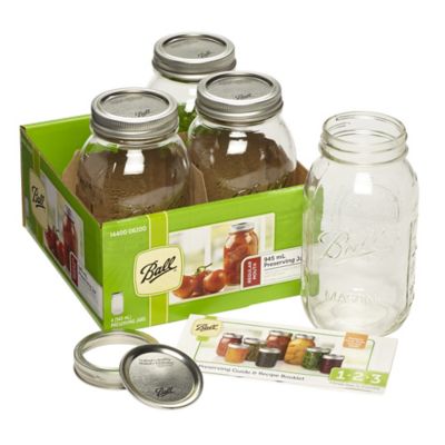 4 Ball Regular Mouth Mason Preserving Jars  945ml image(6)