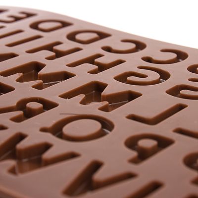 Alphabet Letters Silicone Chocolate Mould - (Image 3)