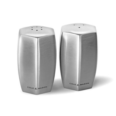 Cole & Mason Lymington Salt & Pepper Stainless Steel Shaker Set image(1)