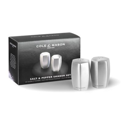 Cole & Mason Lymington Salt & Pepper Stainless Steel Shaker Set image(2)