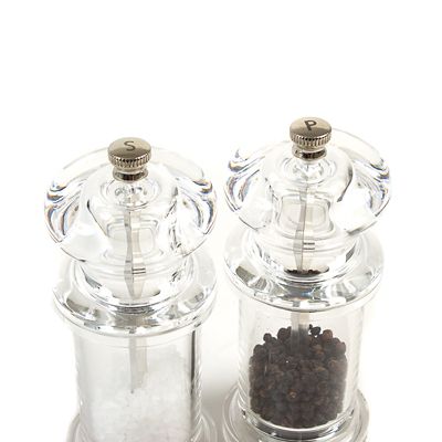 Cole & Mason Clear Acrylic Salt & Pepper  Set - (Image 2)