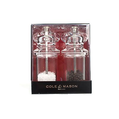 Cole and Mason Clear Acrylic Salt & Pepper  Set alt image 5