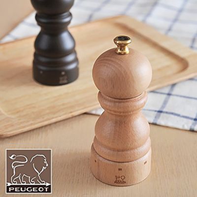 Peugeot Paris Beechwood Grinder Mill - 12cm Salt Ready Filled image(2)