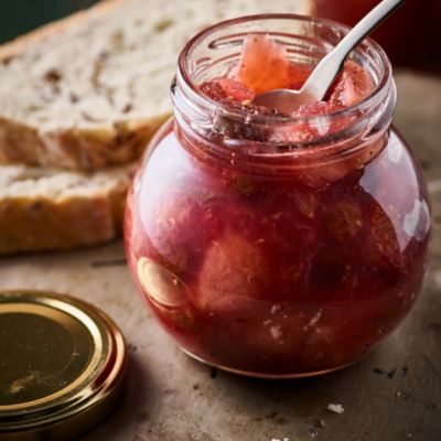 6 Globe Small Gifting Glass Jam Jars & Lids 212ml image(3)