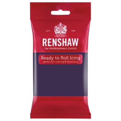 Renshaw Ready to Roll Coloured Icing - 250g Purple - (Image 1)