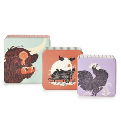 3 Country Fair Cake Tins image()