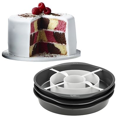 Checkerboard cake pan clearance set