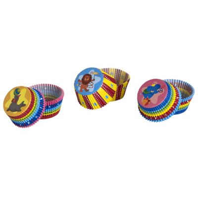 75 Greaseproof Circus Cupcake Cases, 5cm Diameter Lakeland