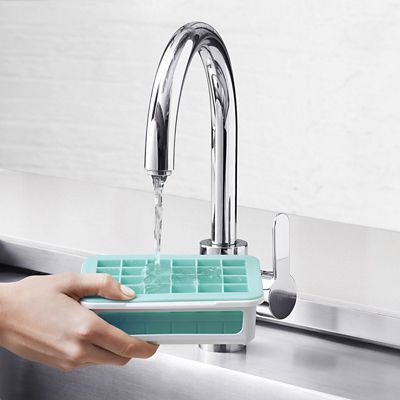 OXO Good Grips Covered Silicone Double Ice Cube Tray alt image 2