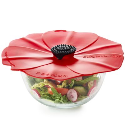 Silicone Poppy Bowl Cover and Splatter Guard 28cm