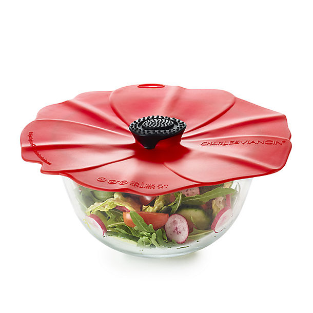 Silicone Poppy Bowl Cover and Splatter Guard 20cm image(1)
