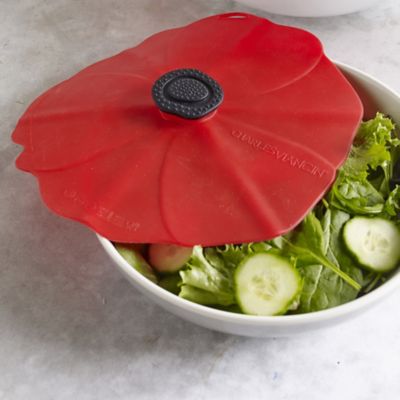 Silicone Poppy Bowl Cover and Splatter Guard 20cm image(2)