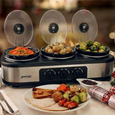 Bella Cook and Serve 3 Pot Slow Cooker - (Image 2)