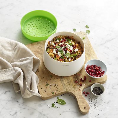 Lékué Microwave Cookware Green and White Rice and Grain Cooker 1 Litre image(4)