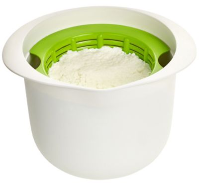 Lékué Microwave Cookware - Green & White Cheese Maker image(1)