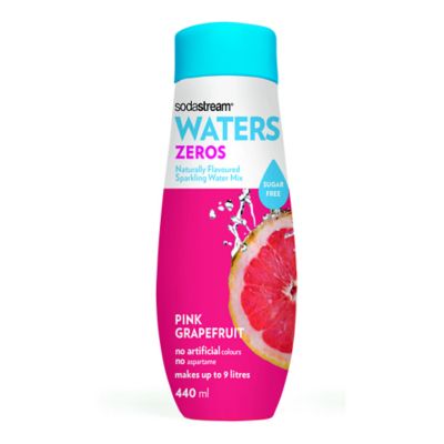 SodaStream Zeros Pink Grapefruit Natural Flavour 440ml Lakeland