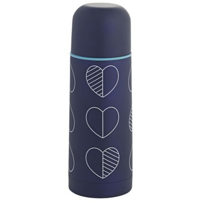Purple Hearts Insulated Drinking Flask 350ml image()